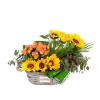 Orange and Sunflowers Arrangement